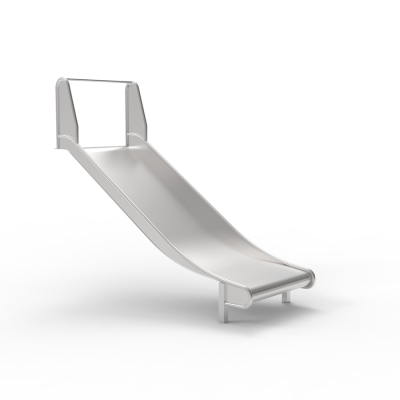 Ανθεκτική τσουλήθρα υψηλής ποιότητας από ανοξείδωτο ατσάλι, που παρέχεται με κιτ συναρμολόγησης για πλατφόρμες και δάπεδα. Η τσουλήθρα μπορεί να εγκατασταθεί σε μια πλαγιά ή σε έναν πύργο παιχνιδιού. Η ολίσθηση φέρνει στα παιδιά χαρά, βελτιώνοντας παράλληλα τη σωματική τους ανάπτυξη. Το σκαρφάλωμα και στη συνέχεια η ολίσθηση προς τα κάτω βελτιώνει την ισορροπία, την αντίληψη του χώρου και τη δύναμη. Οι κοινωνικές πτυχές της εναλλαγής και της βοήθειας μεταξύ τους προς και από την τσουλήθρα εμπλουτίζουν την εμπειρία παιχνιδιού.