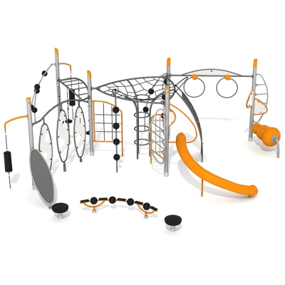 Ζήστε τη χαρά του ενεργού παιχνιδιού και της εξερεύνησης με τη μονάδα παιδικής χαράς Agito Tano. Ο πρωτοποριακός σχεδιασμός, τα χαρακτηριστικά χωρίς αποκλεισμούς και η ανθεκτική κατασκευή του το καθιστούν εξαιρετική επιλογή για πάρκα, σχολεία και χώρους αναψυχής, παρέχοντας στα παιδιά μια ασφαλή και συναρπαστική εμπειρία παιχνιδιού που προάγει τη φυσική κατάσταση, την κοινωνική αλληλεπίδραση και το ευφάνταστο παιχνίδι.