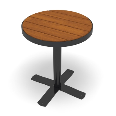 Το στρογγυλό τραπέζι Sofiero είναι ένα ευέλικτο και ανθεκτικό μικρό τραπέζι εξωτερικού χώρου με διάμετρο Ø600, ιδανικό για τη δημιουργία φιλόξενων κοινωνικών χώρων σε πάρκα, πλατείες και κοινόχρηστους χώρους. Σχεδιασμένο για να συνδυάζεται με οποιοδήποτε έπιπλο εξωτερικού χώρου από τη σειρά Sofiero, όπως οι καρέκλες, ή για να συμπληρώνει συνδυασμούς καμπυλωτών πάγκων, αυτό το τραπέζι αναδεικνύει κάθε εξωτερικό περιβάλλον με τον κλασικό στρογγυλό σχεδιασμό του. Ιδανικό για συγκεντρώσεις, γεύματα ή χαλαρές συναντήσεις, το στρογγυλό τραπέζι Sofiero είναι κατασκευασμένο από υλικά υψηλής ποιότητας για να αντέχει στις καιρικές συνθήκες όλο το χρόνο, καθιστώντας το μια πρακτική επιλογή για δημόσιους χώρους. Αυτή η παραλλαγή είναι ανεξάρτητη, κατασκευασμένο από σκληρό ξύλο με μαύρο μεταλλικό σκελετό.