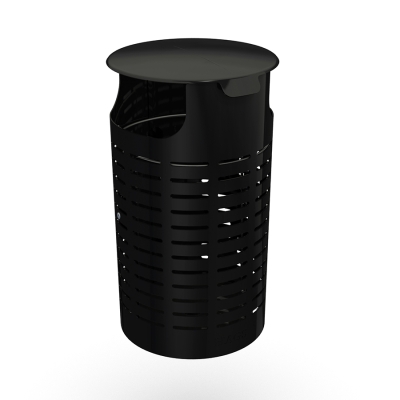 Ο κάδος απορριμμάτων Orebro είναι ένας από τους μικρότερους κάδους απορριμμάτων μας με χωρητικότητα 25 λίτρων, γεγονός που τον καθιστά ιδανική επιλογή για τοποθεσίες με περιορισμένο χώρο. Το καπάκι στον κάδο εμποδίζει την διασπορά των απορριμμάτων και δυσκολεύει τα πουλιά να κάθονται στην άκρη. Το τυπικό χρώμα είναι μαύρο, αλλά το προϊόν μπορεί επίσης να διατεθεί σε άλλα χρώματα. Ο κάδος απορριμμάτων Orebro προσθέτει μια πινελιά κομψότητας σε οποιοδήποτε περιβάλλον. Η κομψή του εμφάνιση βελτιώνει τη συνολική ατμόσφαιρα των δημόσιων χώρων, ενθαρρύνοντας παράλληλα την ορθή απόρριψη των απορριμμάτων. Κατασκευασμένος από υλικά υψηλής ποιότητας, ανθεκτικά στη διάβρωση, εξασφαλίζει μακροχρόνια απόδοση, μειώνοντας την ανάγκη για συχνή συντήρηση. Αυτή η παραλλαγή διαθέτει τοποθέτηση σε τοίχο και στύλο, και διαθέτει βάση στήριξης.