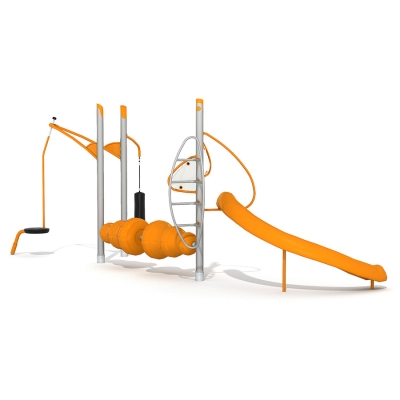 Το Agito Woop διαθέτει μοναδικό σχεδιασμό που προσφέρει μια περιπετειώδη εμπειρία παιχνιδιού. Με τα στοιχεία συστροφής και καμπυλότητας, τα παιδιά μπορούν να σκαρφαλώσουν, να γλιστρήσουν και να εξερευνήσουν το δρόμο τους μέσα από τη δομή, προσφέροντας ατελείωτες ευκαιρίες για ενεργό παιχνίδι και σωματικές προκλήσεις.