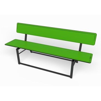 Το παγκάκι πάρκου Ekeby με πλάτη συνδυάζει τον μινιμαλιστικό σχεδιασμό με την ευελιξία, καθιστώντας το μια κομψή προσθήκη σε κάθε εξωτερικό χώρο. Μέρος της σειράς Ekeby, αυτό το παγκάκι πάρκου μπορεί να συνδυαστεί με ασορτί τραπέζια ή παγκάκια χωρίς πλάτη για να δημιουργήσει έναν φιλόξενο εξωτερικό χώρο συγκέντρωσης. Η συλλογή Ekeby είναι απλή αλλά εξαιρετικά λειτουργική και προσεκτικά σχεδιασμένη για να διαρκεί πολλά χρόνια. Αυτή η παραλλαγή είναι χωρίς αγκύρωση και στοιβάζεται, κατασκευασμένη από HPL (High Pressure Laminate), πράσινο με μαύρο μεταλλικό σκελετό.