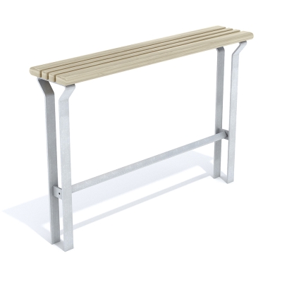 Αυτό το όρθιο τραπέζι είναι μέρος της μικρής αλλά ιδιαίτερα εκτιμημένης ομάδας επίπλων εξωτερικού χώρου Zeta. Ο σχεδιασμός του καθιστά τα έπιπλα εξίσου κατάλληλα για σχολικές αυλές και χώρους ανάπαυσης, καθώς και για μοναδικά αστικά περιβάλλοντα. Με στιβαρό σίδερο και όμορφες ξύλινες επιφάνειες, το Zeta δίνει την εντύπωση δύναμης και χαρακτήρα. Συνδυάστε το με το πάγκο όρθιας τοποθέτησης της ίδιας σειράς ή δείτε το παγκάκι πάρκου, το τραπέζι πάρκου και τη βάση ποδηλάτων για να δείτε τι ταιριάζει καλύτερα στο εξωτερικό σας περιβάλλον.