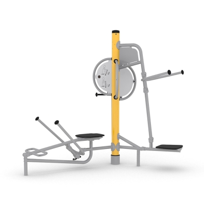 Ο πολύ-λειτουργικός σταθμός γυμναστικής Tibas είναι μια συμπαγής μονάδα γυμναστικής εξωτερικού χώρου 3 σε 1, σχεδιασμένη για εκγύμναση ολόκληρου του σώματος. Εξοπλισμένος με σταθμό βύθισης, χειροκίνητο ποδήλατο και κωπηλασία που χρησιμοποιεί το βάρος του ίδιου του χρήστη, στοχεύει σε πολλαπλές μυϊκές ομάδες, προωθώντας τη δύναμη, την αντοχή και την καρδιαγγειακή υγεία. Αυτός ο ευέλικτος σταθμός γυμναστικής απαιτεί ελάχιστο χώρο, καθιστώντας τον ιδανική προσθήκη σε οποιονδήποτε εξωτερικό χώρο γυμναστικής, πάρκο ή χώρο αναψυχής. Με μια σειρά από επιλογές άσκησης, ο Tibas υποστηρίζει αποτελεσματικές, ποικίλες προπονήσεις σε μια ενιαία μονάδα εξοικονόμησης χώρου.