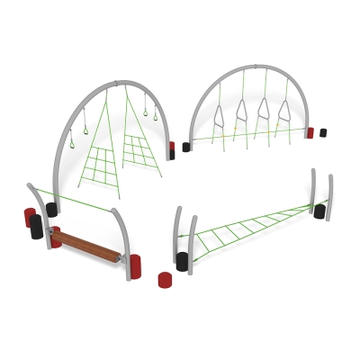 Ο εξοπλισμός μονοπατιών παιδικής χαράς NRG προσφέρει διάφορες μορφές προπόνησης ισορροπίας. Οι πολυάριθμες μονάδες δραστηριοτήτων στη σειρά μας προσφέρουν διαφορετικές προκλήσεις για παιδιά όλων των ηλικιών και ικανοτήτων. Επιπλέον, μπορούν να εγκατασταθούν σε οποιαδήποτε διαμόρφωση για να δημιουργήσετε τη δική σας προσαρμοσμένη διάταξη διαδρομής ή μπορείτε να επιλέξετε μία από τις τυπικές μας διαμορφώσεις για όλα τα μεγέθη και τους προϋπολογισμούς.