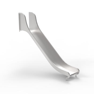 Ανθεκτική τσουλήθρα υψηλής ποιότητας από ανοξείδωτο ατσάλι, που παρέχεται με κιτ συναρμολόγησης για πλατφόρμες και δάπεδα. Η τσουλήθρα μπορεί να εγκατασταθεί σε μια πλαγιά ή σε έναν πύργο παιχνιδιού. Η ολίσθηση φέρνει στα παιδιά χαρά, βελτιώνοντας παράλληλα τη σωματική τους ανάπτυξη. Το σκαρφάλωμα και στη συνέχεια η ολίσθηση προς τα κάτω βελτιώνει την ισορροπία, την αντίληψη του χώρου και τη δύναμη. Οι κοινωνικές πτυχές της εναλλαγής και της βοήθειας μεταξύ τους προς και από την τσουλήθρα εμπλουτίζουν την εμπειρία παιχνιδιού.