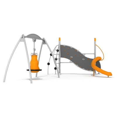 Το Agito Sting διαθέτει μια σειρά από στοιχεία παιχνιδιού που ενθαρρύνουν τη σωματική δραστηριότητα, τον συντονισμό και την εξερεύνηση. Από την αναρρίχηση σε τοίχους μέχρι τις ράγες ολίσθησης και τις ευκαιρίες παιχνιδιού για κοινωνικές και ομαδικές δραστηριότητες, τα παιδιά μπορούν να περιηγηθούν στη δομή του παιχνιδιού, προκαλώντας τον εαυτό τους και διασκεδάζοντας κατά την διαδικασία παιχνιδιού.