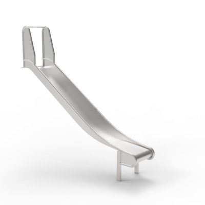 Ανθεκτική τσουλήθρα υψηλής ποιότητας από ανοξείδωτο ατσάλι, που παρέχεται με κιτ συναρμολόγησης για πλατφόρμες και δάπεδα. Η τσουλήθρα μπορεί να εγκατασταθεί σε μια πλαγιά ή σε έναν πύργο παιχνιδιού. Η ολίσθηση φέρνει στα παιδιά χαρά, βελτιώνοντας παράλληλα τη σωματική τους ανάπτυξη. Το σκαρφάλωμα και στη συνέχεια η ολίσθηση προς τα κάτω βελτιώνει την ισορροπία, την αντίληψη του χώρου και τη δύναμη. Οι κοινωνικές πτυχές της εναλλαγής και της βοήθειας μεταξύ τους προς και από την τσουλήθρα εμπλουτίζουν την εμπειρία παιχνιδιού.