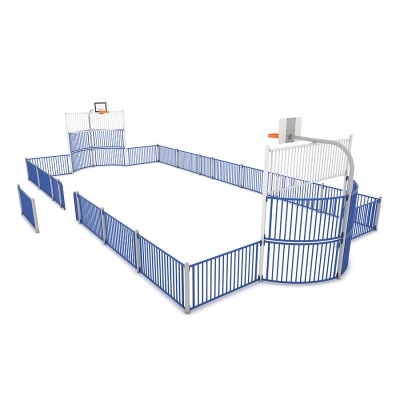 Το Seattle Arena είναι ένα ευέλικτο πολύ-αθλητικό γήπεδο σχεδιασμένο για ποδόσφαιρο, χάντμπολ, μπάσκετ και άλλα, δημιουργώντας έναν χώρο χωρίς αποκλεισμούς που ενισχύει την εμπλοκή της κοινότητας και το υγιές παιχνίδι. Η επένδυση σε ένα Seattle Arena παρέχει ένα κέντρο σωματικής δραστηριότητας, φέρνοντας χαρά σε ανθρώπους όλων των ηλικιών και ενθαρρύνοντας την κοινωνική αλληλεπίδραση και την ομαδική εργασία. Ο στιβαρός σχεδιασμός του εξασφαλίζει ανθεκτικότητα και ασφαλές παιχνίδι, καθιστώντας το ένα φυσικό σημείο συνάντησης όπου όλοι μπορούν να έρθουν κοντά, να συμμετάσχουν σε διαφορετικά αθλήματα και να αλληλεπιδράσουν επί ίσους όρους. Ιδανικό για πάρκα, σχολικές αυλές και κοινοτικά κέντρα.